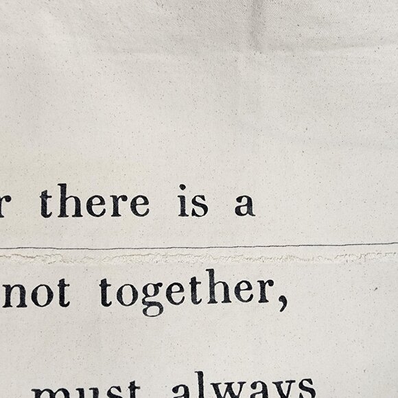 Sugarboo & Co A.A. Milne Quote Canvas Wall Hanging Cotton 46" x 57" 5 Iron Nails - Picture 6 of 13